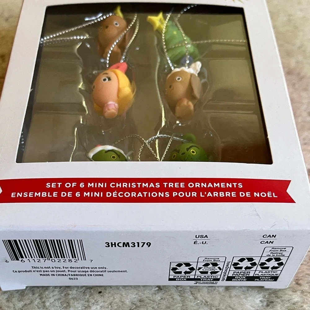 Hallmark The Grinch Mini Christmas Tree Ornaments - Picture 10 of 14
